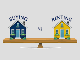 Rent is cheaper than buying a home.