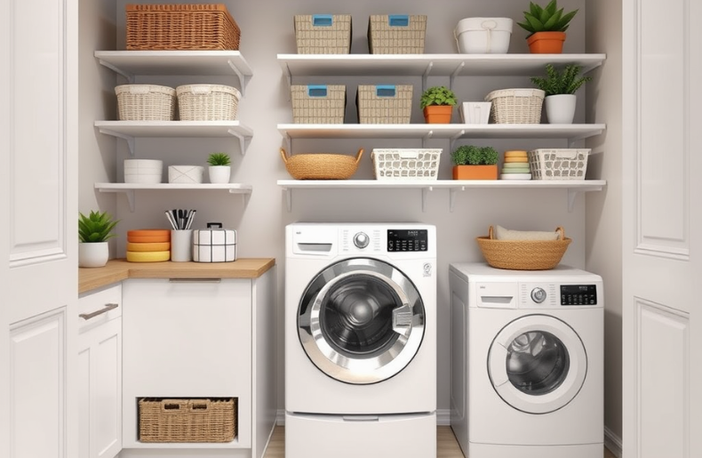 Laundry Closet Ideas That Maximize Small Spaces: Smart Storage, Stylish Designs, and Functional Layouts laundry closet ideas